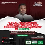 Legal Framework and Institutions for Economic Empowerment in Nigeria