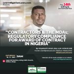 Contractors and the MDAs; Regulatory Compliance