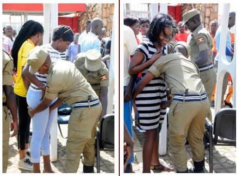 Situations where a Male Security Officer can search Females in Nigeria