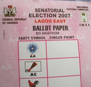 Offences that can be Committed with a Ballot Paper in Nigeria.