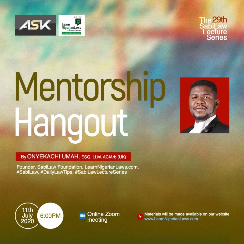 20 TIPS FOR MENTORS AND MENTEES by Onyekachi Umah