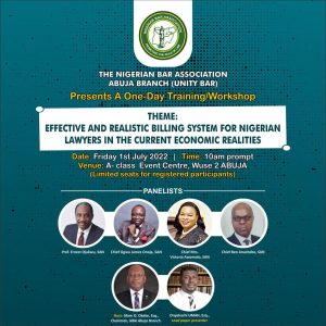 Effective and Realistic Billing System for Nigerian Lawyers in the Current Economic Realities