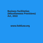 Business Facilitation (Miscellaneous Provisions) Act, 2022